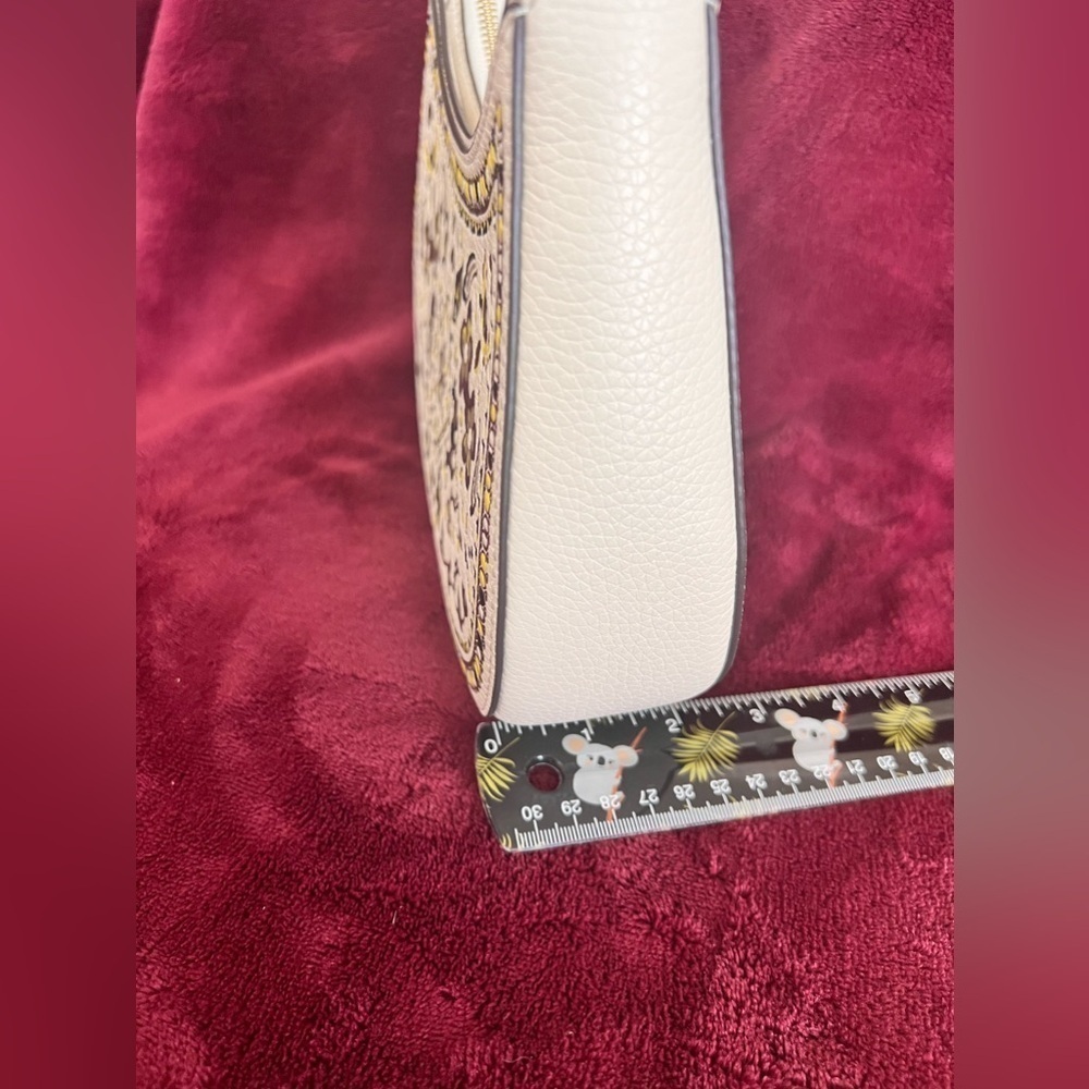TORY BURCH•EMERSON LEATHER PRINTED SHOULDER BAG - Picture 12 of 15